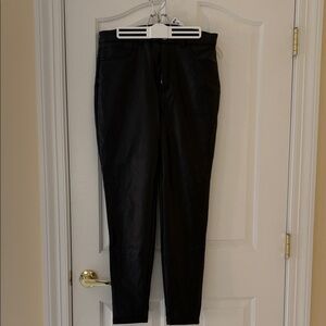 INC Black Women's pleather pants